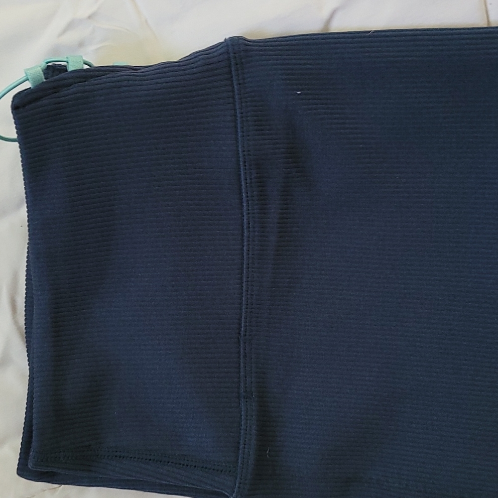 Fabletics High Waisted Ribbed Full Length Legging… - image 3